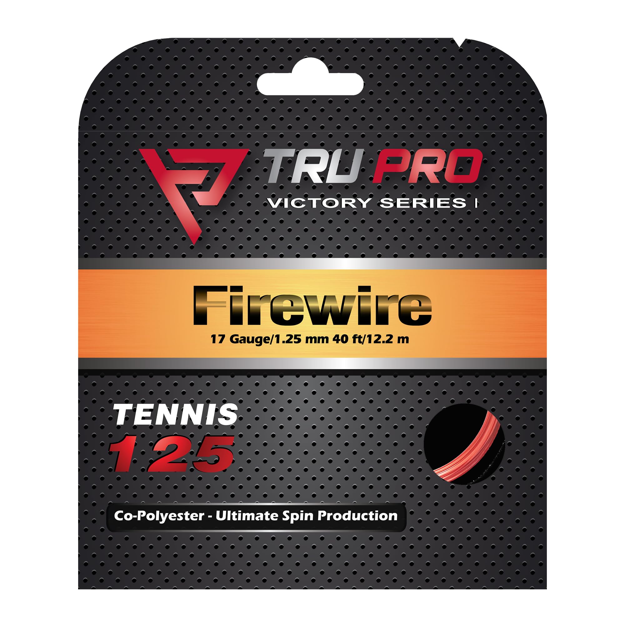 TRU PRO Firewire - Tennis String (Poly): Ultimate Ball Bite