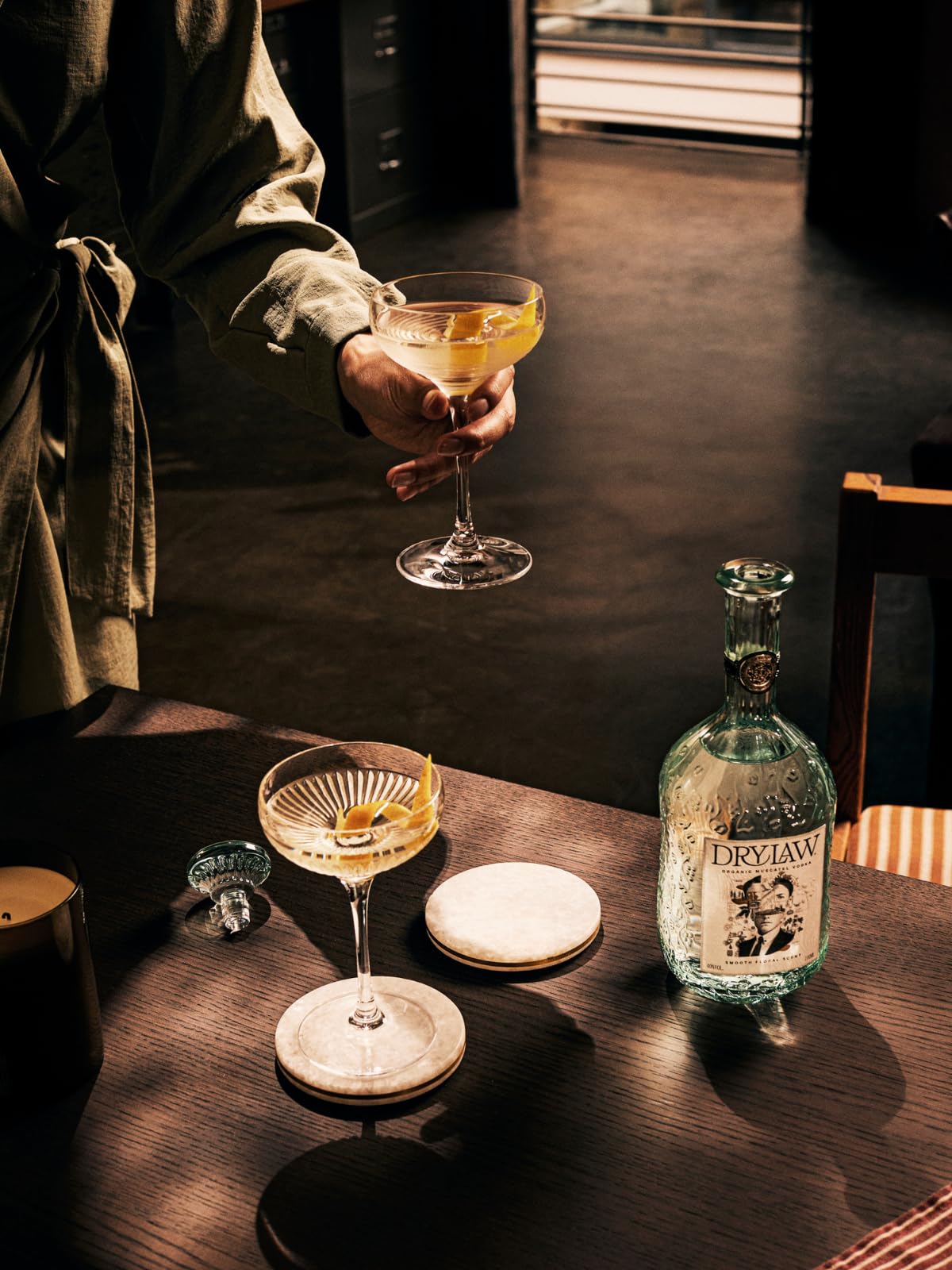 DRYLAW Vodka Orgánico de Uva Moscatel 40% vol 700 ml