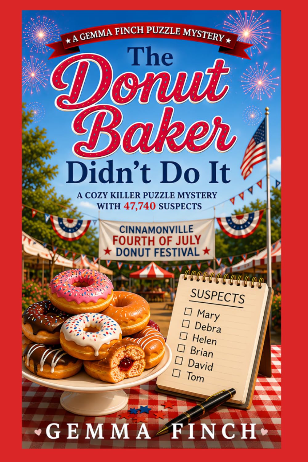 The Donut Baker Didn't Do It: A 47,740 Suspect Interactive Murder Mystery Killer Puzzle Book (Didn't Do It Interactive Murder Mystery Puzzles)