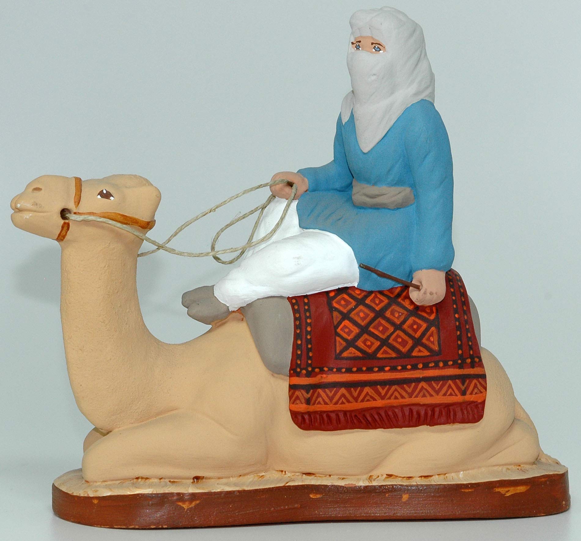 Arterra - Santons de Provence - Chamelier sur Chameau - Collection 12 cm