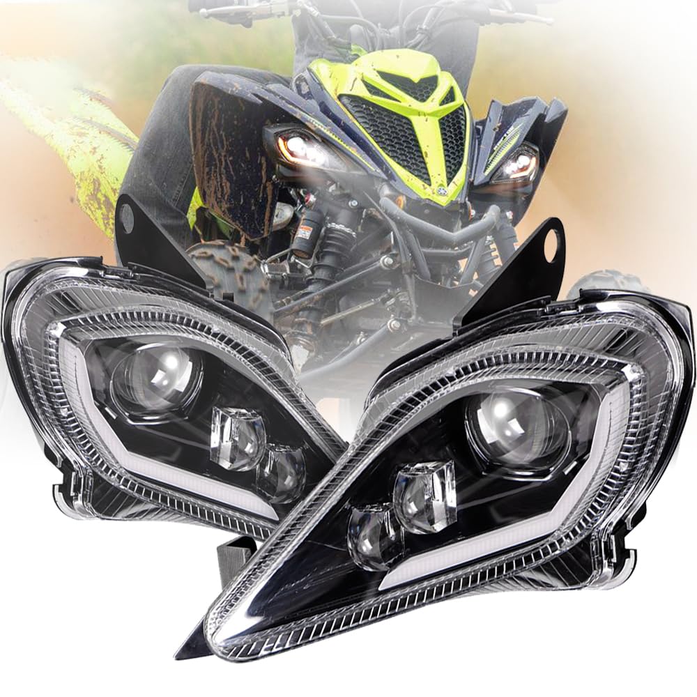 Amazon.com: TNDCKP One Pair 64W LED Headlights High Low Beam Head