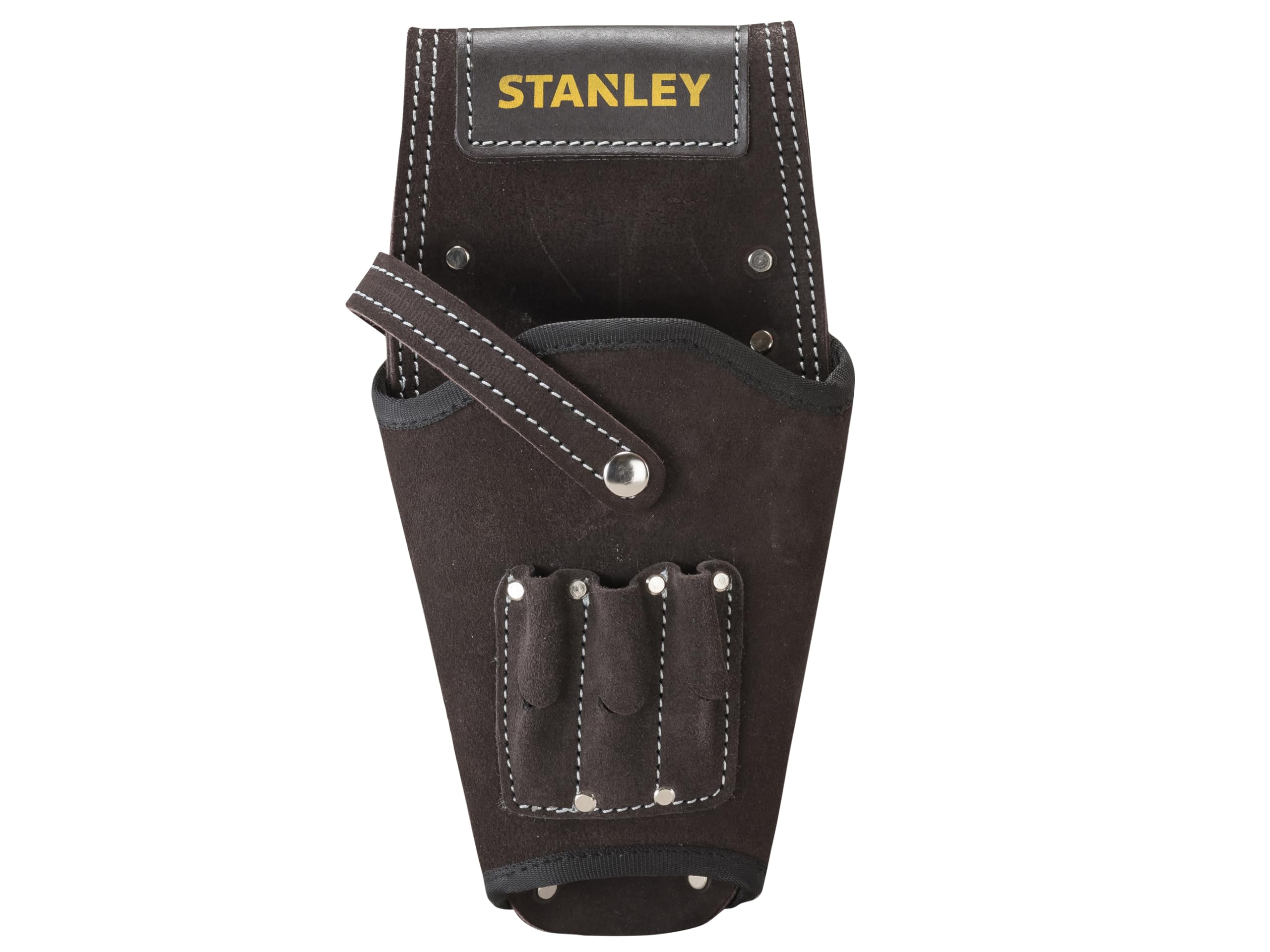 Stanley STST1-80118 Leather Belt Mounted Drill Holster Pouch STST180118
