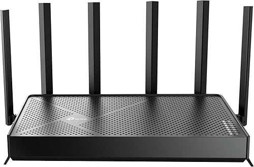 TP-Link Router Wi-Fi 7 de doble banda Archer BE6500 (Archer BE400)  Puertos duales de 2.5 Gbps USB 3.0  Cubre hasta 2,400 pies cuadrados y 90