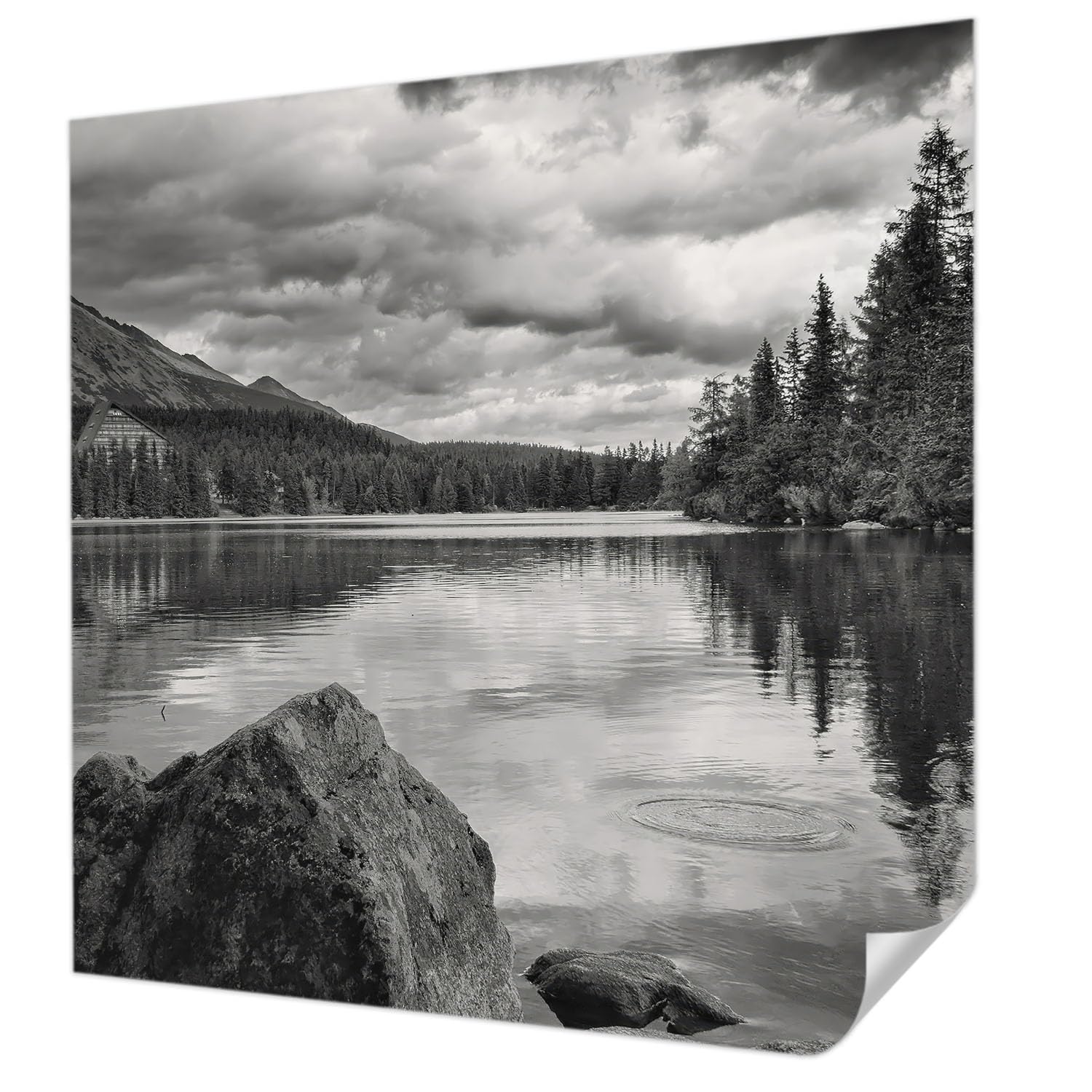 Papier peint autocollant haute qualité Tulup panorama montagneux durable