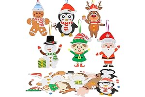 12 Pack Christmas Foam Stickers for Kids