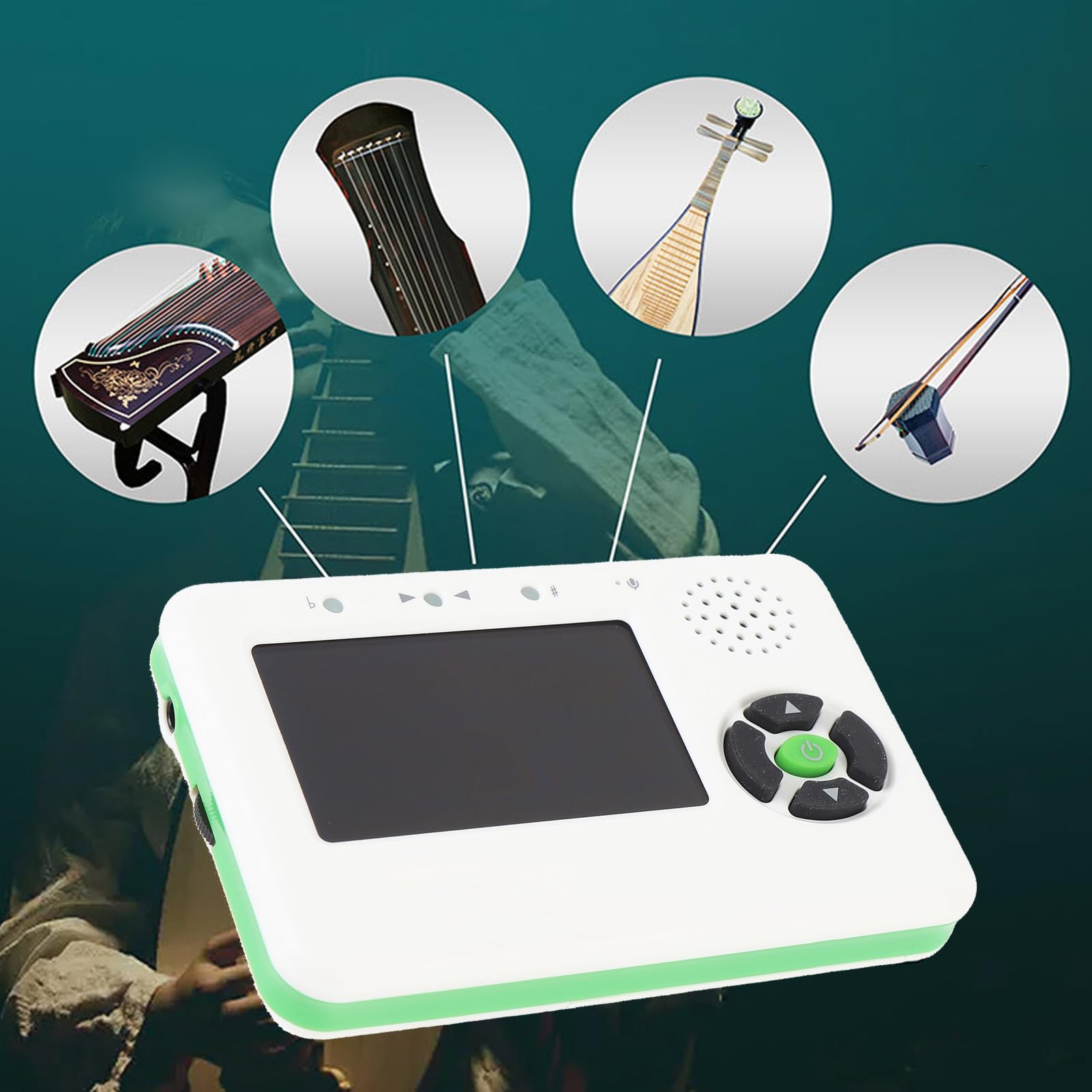 Metronome Tuner for All Instruments, 2 in 1 Digital Metronome for Guitar, Bass, Violin, Ukulele, Trumpet, Universal and Portable, A0 27.5Hz to C8 4186.00Hz