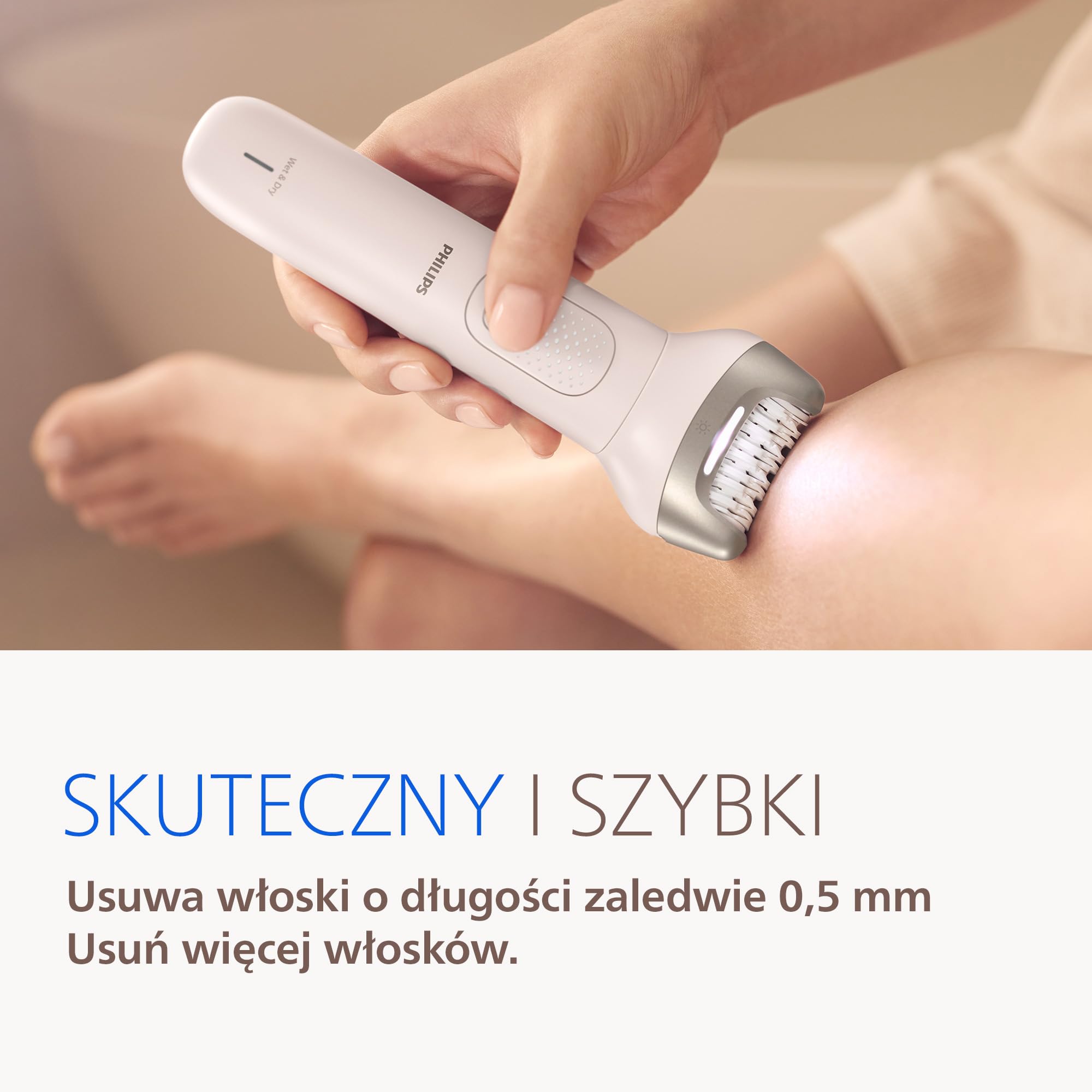 Philips Beauty Set – uniwersalny zestaw pielęgnacyjny do ciała i twarzy, do używania na mokro lub na sucho, depilacja oraz pielęgnacja ciała i skóry, model BRE749/00