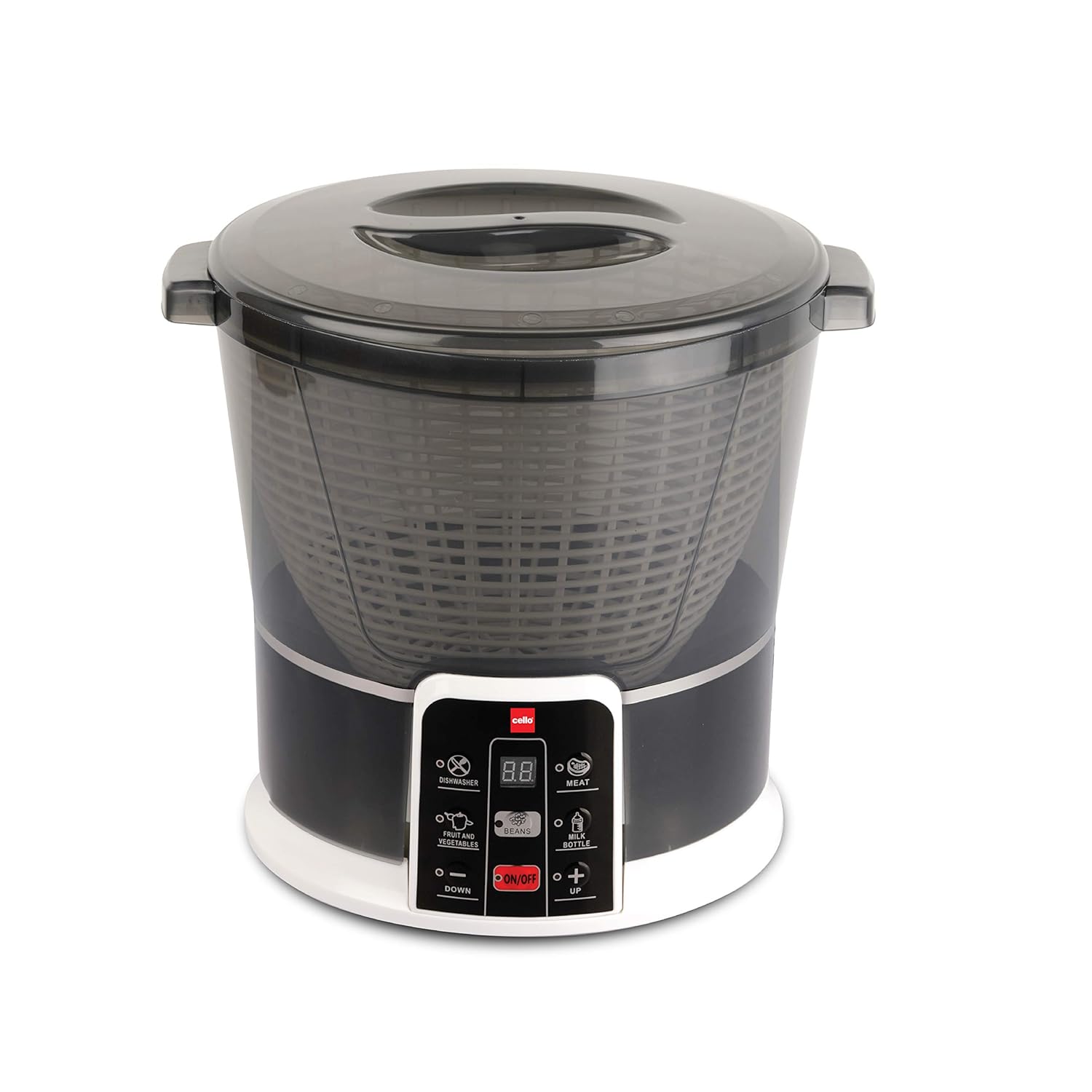 Cello Vegetable and Fruit Cleaner Plus with Removable Basket 10 Litre