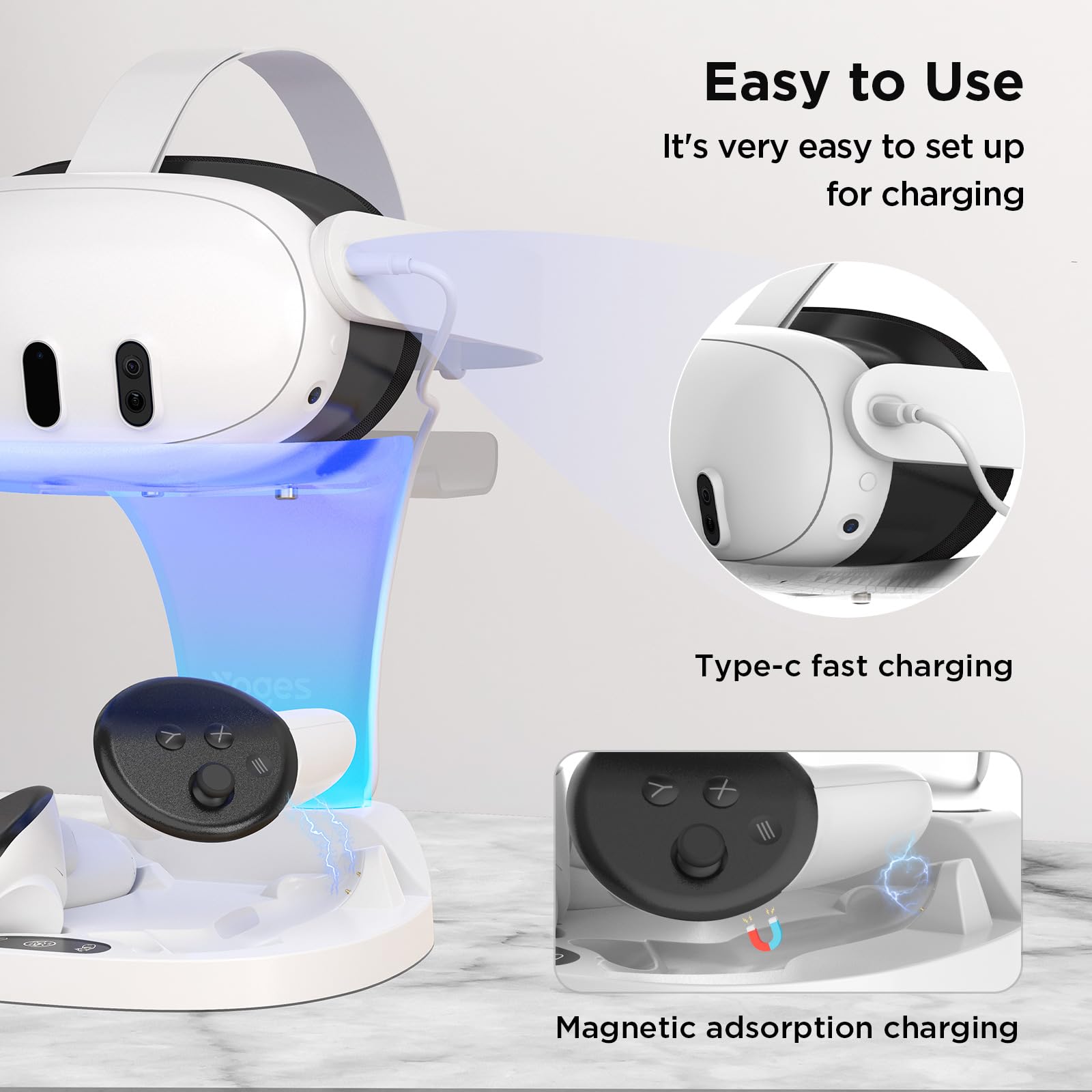  quest3本体 +充電ドック+モバイルバッテリー Amazon.co.jp: Meta Quest 3用RGB充電ドック、VRコントローラー