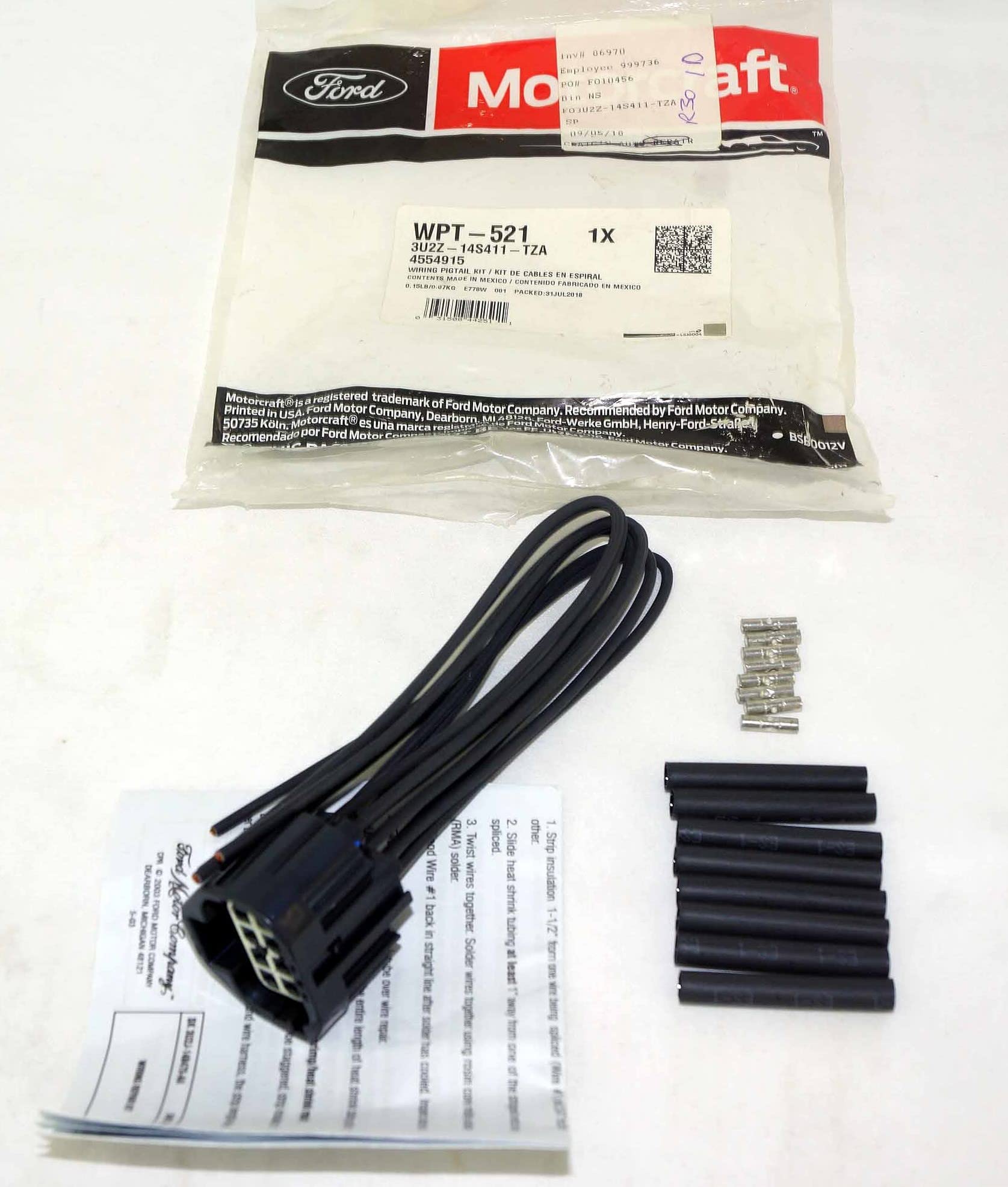 Amazon.com: Ford 3U2Z-14S411-TZA Genuine Wire Assembly : Automotive