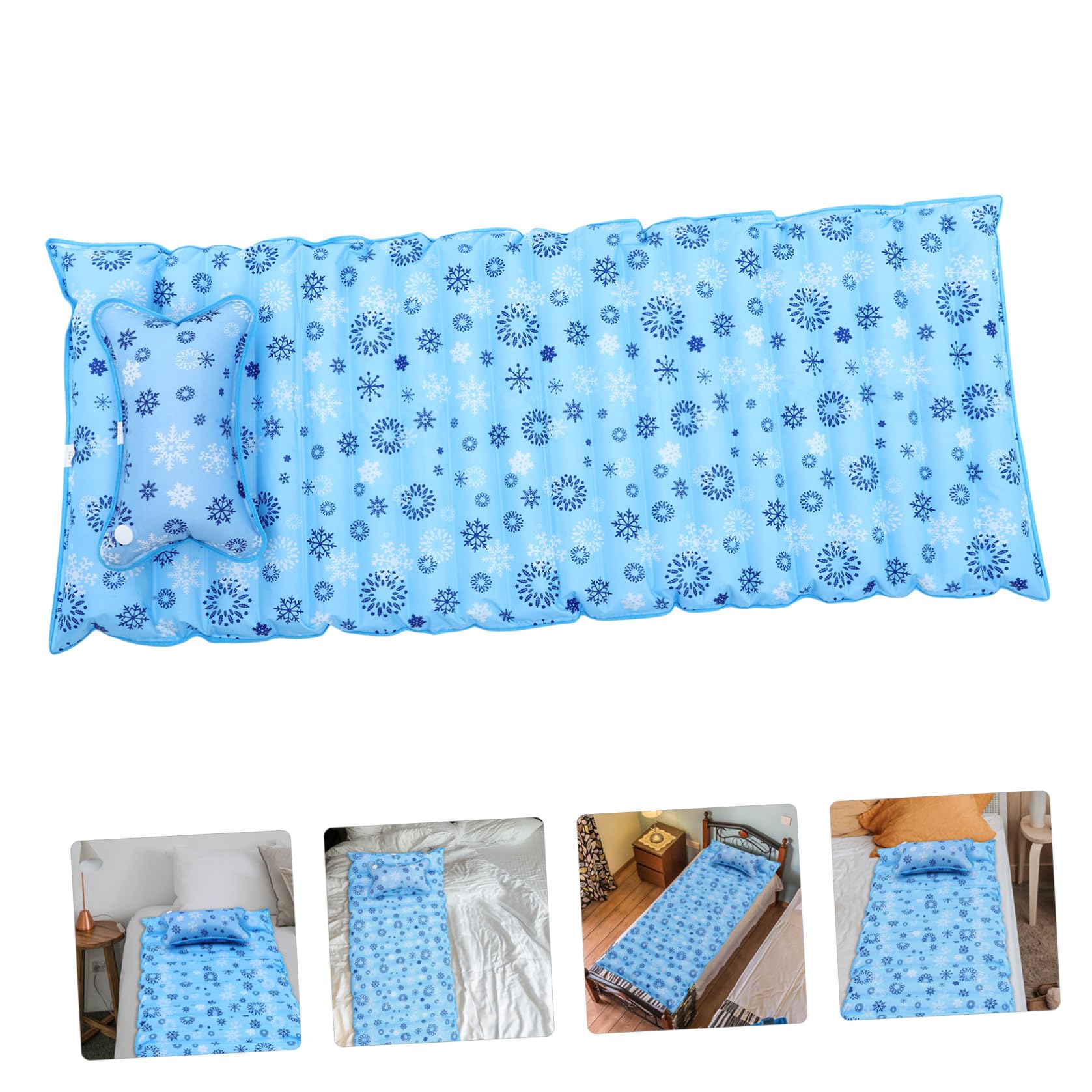 Materasso Refrigerante Estivo in Pvc senza Odore Materassino D'acqua per Vacanze Estive, per Studenti e Ragazzo Ragazza, Raffreddamento Uniforme e Comfort