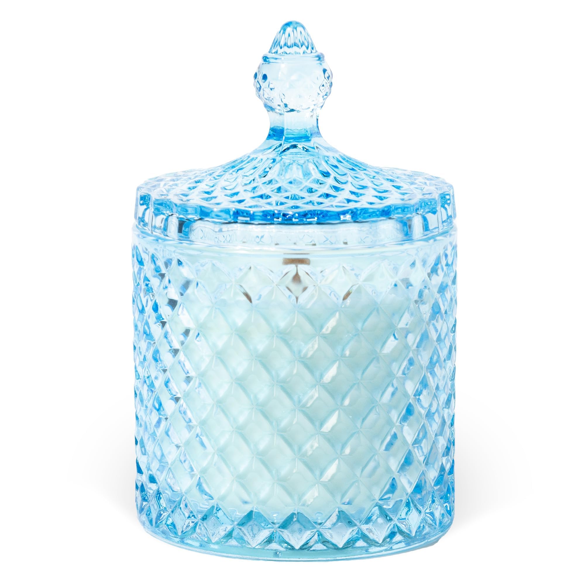 Hidden Label Velas perfumadas de abeto y madera de cedro, 14.5 onzas, mecha de madera | 70 horas de combustión | Llama crepitante | Soja no tóxica | Sleep & Calm | Listo para regalo