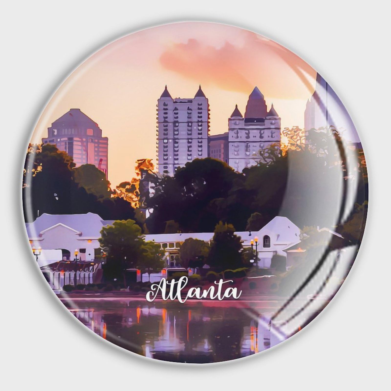 Aimants de réfrigérateur Atlanta pour décorer la cuisine et l'école