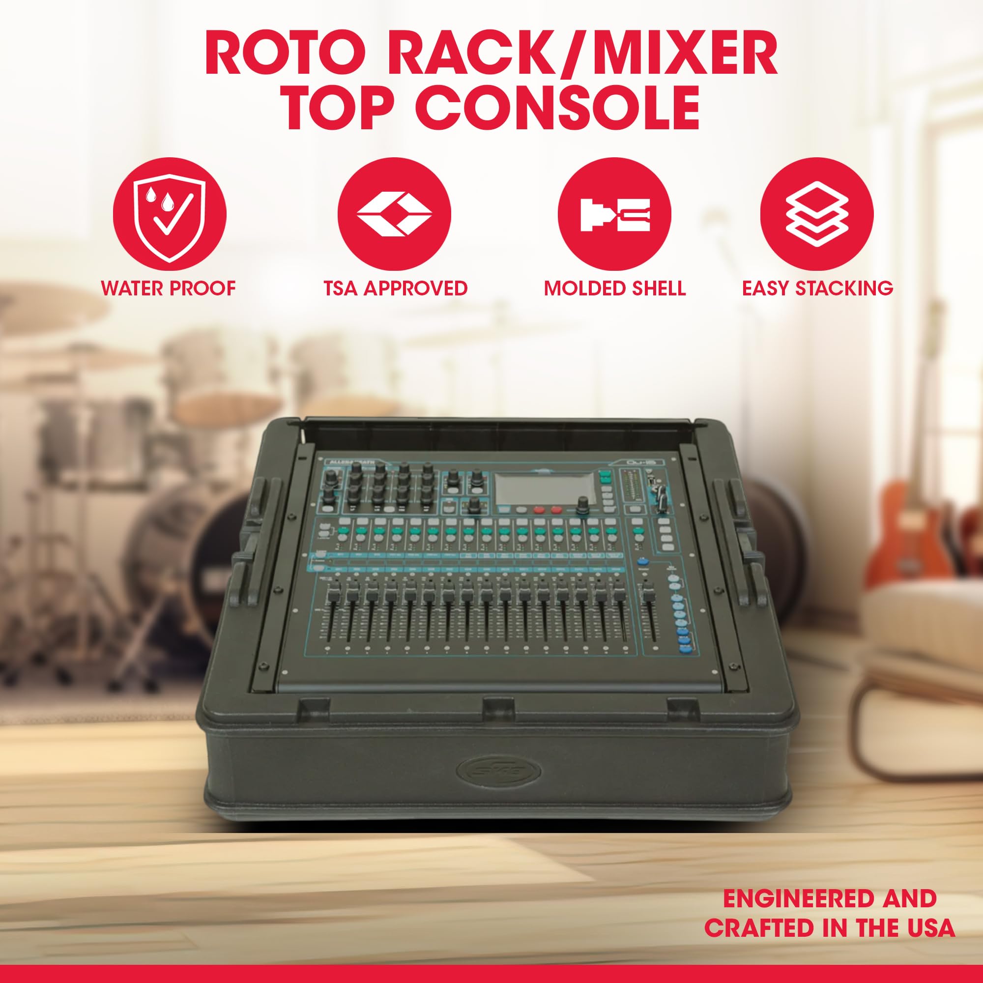 Amazon | SKB Roto ラック/ミキサートップコンソール 10U 傾斜ラック