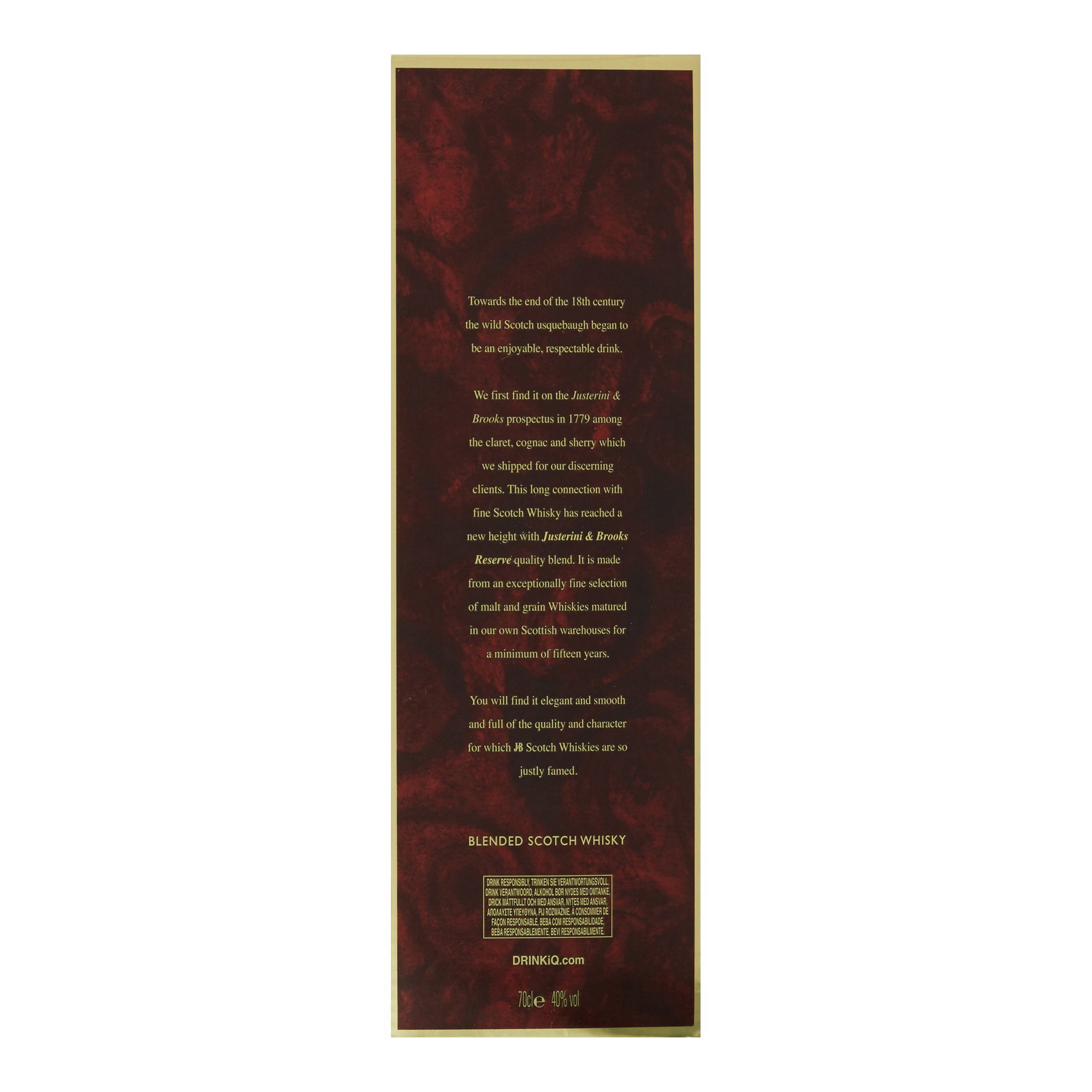 JB Reserva Blended Scotch Whisky -700 ml