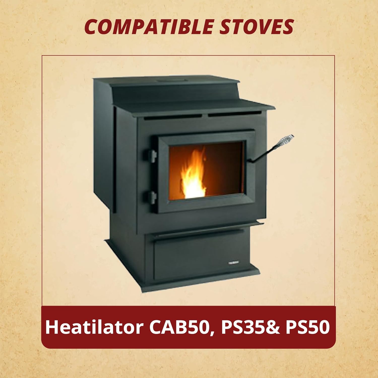 Heatilator Eco-Choice SRV7058-188 3 Speed Control Board for Eco Choice Pellet Stove Models CAB50, PS35, PS50 SRV7058-172