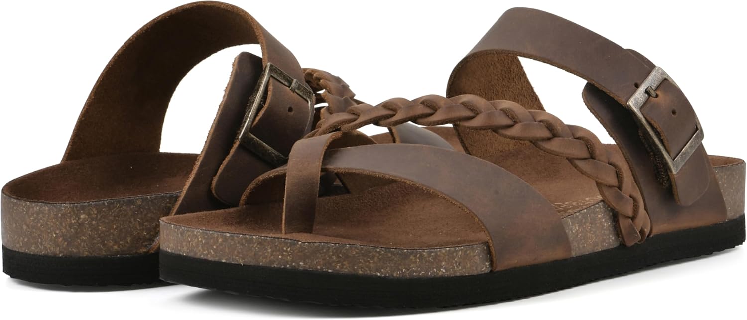 WHITE MOUNTAIN Women's Hazy Braided Signature Comfort-Molded Footbed Sandal  - Picture 37 of 84