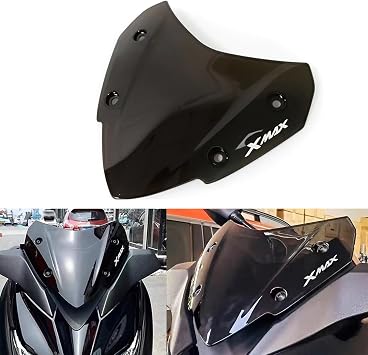 For XMAX300 X-MAX 300 x max 2024 2023 accessories sports competition windshield front windshield small windshield deflector sports visor windshield deflector Black