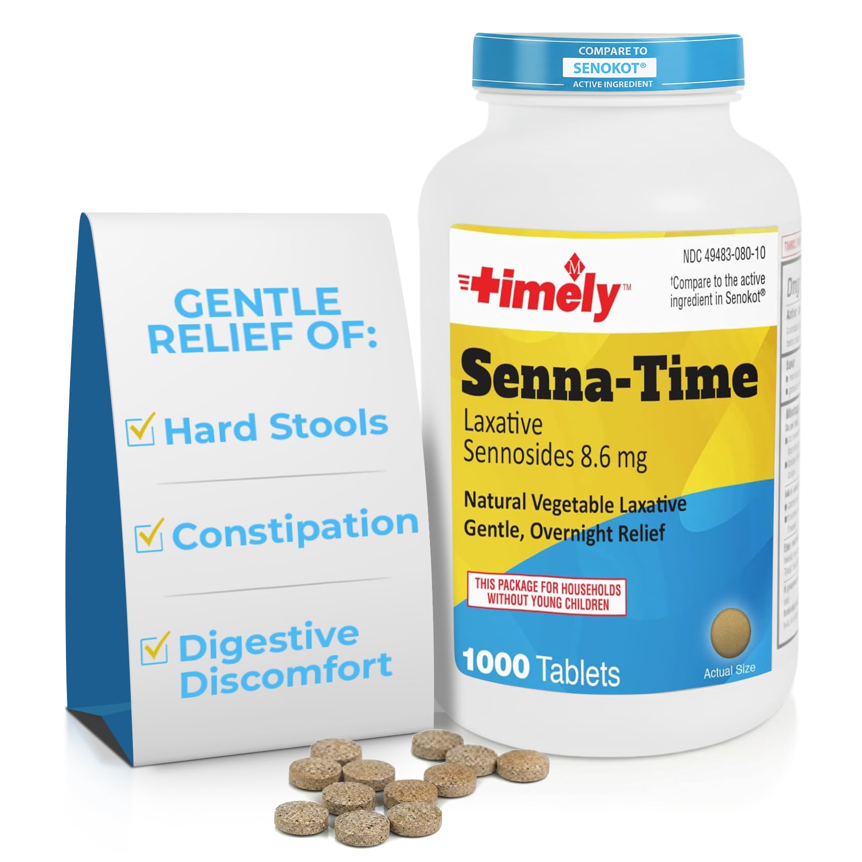Amazon.com: Timely Senna Time Laxative - 1000 Count Tablets