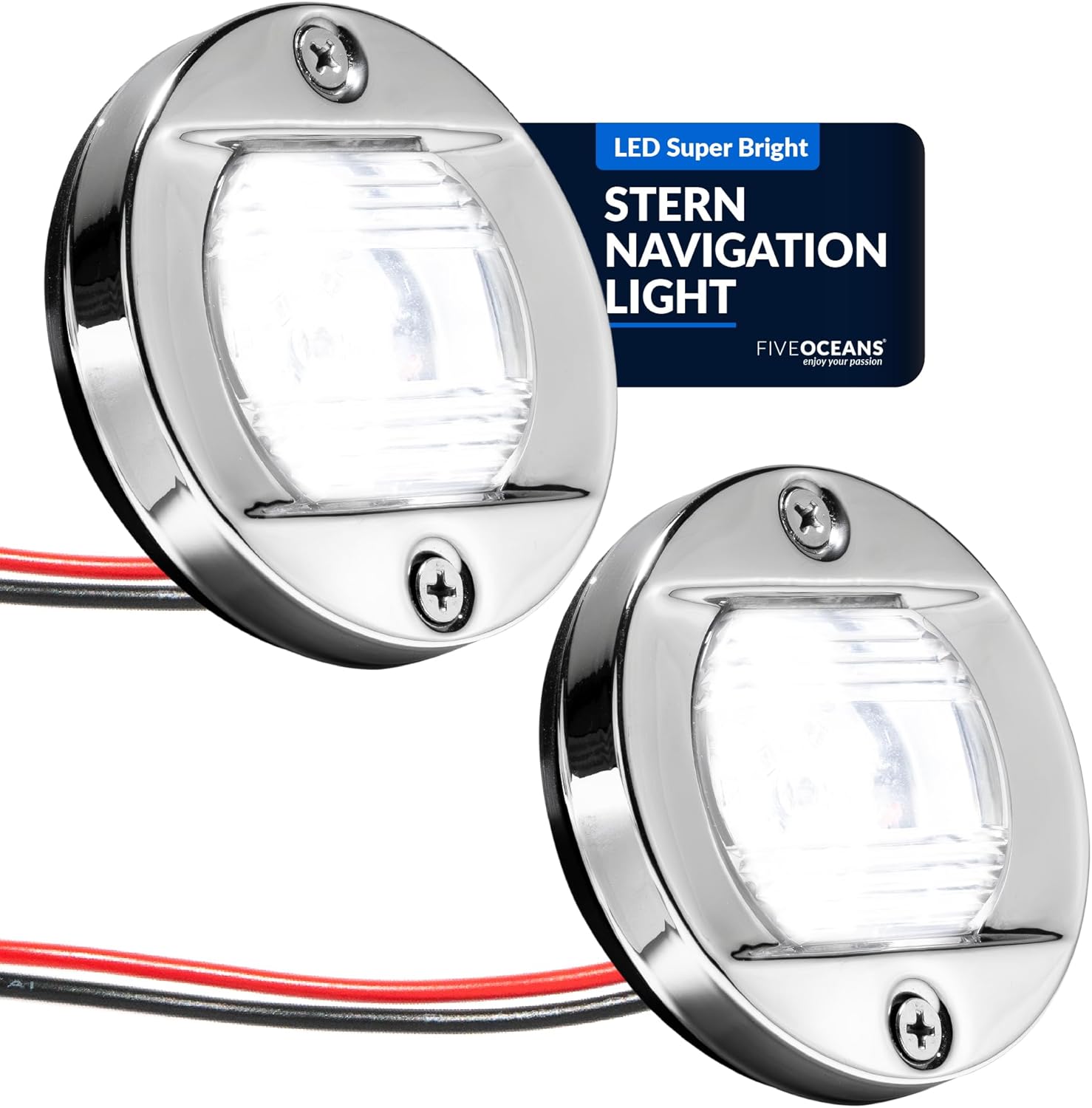 Five Oceans 2Pack Boat Stern Light Stern Lights for
