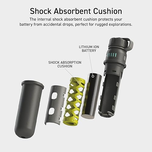 Miniatura 5 de NESTOUT Cargador portátil resistente, batería externa de 5000 mAh, cargador de batería para exteriores, carga rápida USB C de 15 W, impermeable