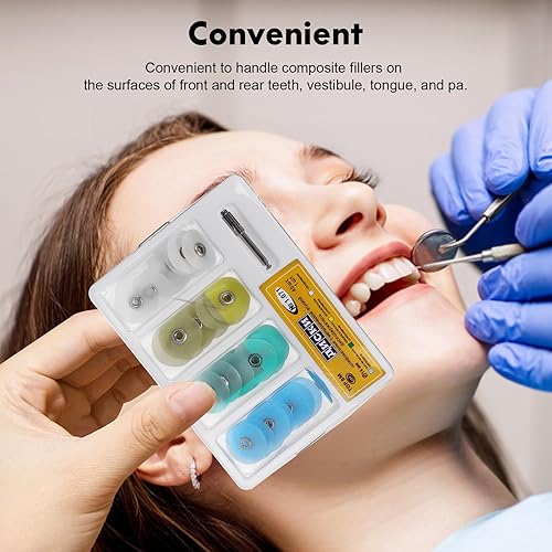 Miniatura 2 de Healifty 80 unids suministros discos de pulido surtido kit herramienta DentalPolisher Material Herramientas polaco con vástago mandril accesorios