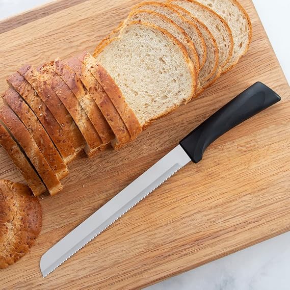 RADA Cutlery Anthem Series 8 Bread Knife (W443), Black
