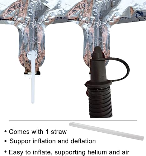 Miniatura 5 de AULE Globos grandes plateados de 40 pulgadas con el número 8, globos de helio de aluminio grandes del 0 al 9, decoraciones gigantes de fiesta de