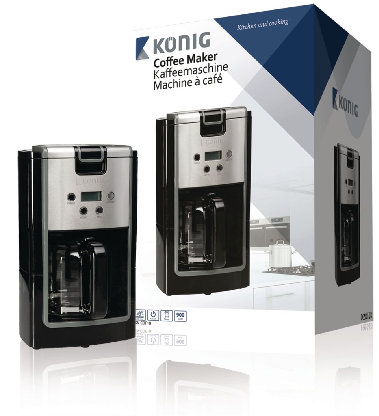 Konig KN-COF10 CAFETERA CON TEMPOR