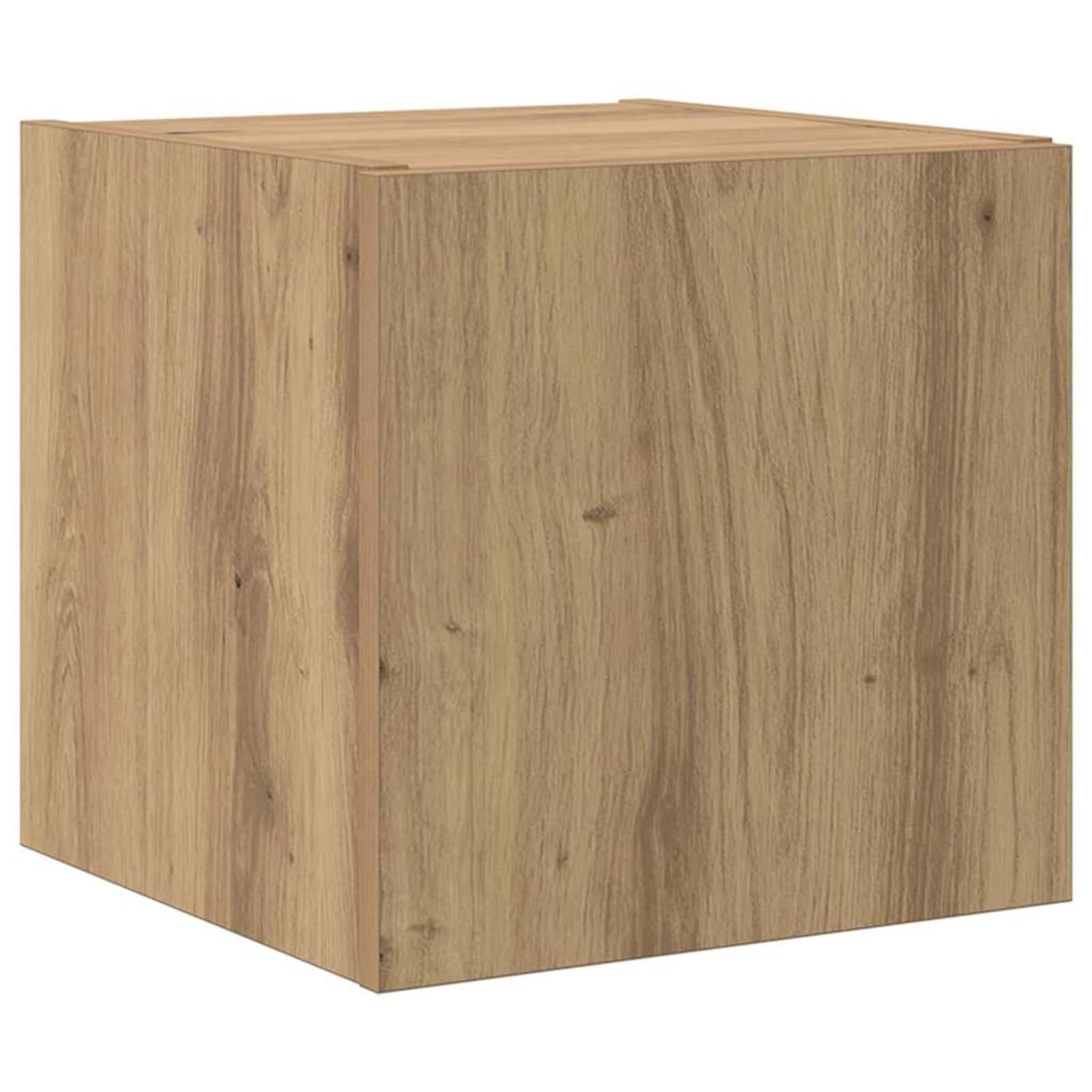 Gecheer TV-Wandschrank Kunsthandwerk Eiche 30,5 x 35 x 30 cm, Fernsehschrank Fernsehtisch TV-Lowboard für Wohnzimmer Home-Cinema Gamerzimmer893638