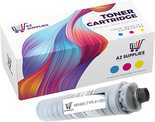 AZ SUPPLIES Cartucho de tóner de repuesto compatible para Ricoh 885400 (Tipo 6110D) Aficio 1060 Aficio 1075 - 2051 - 2060 - 2075 - AP900 - MP 5500 -