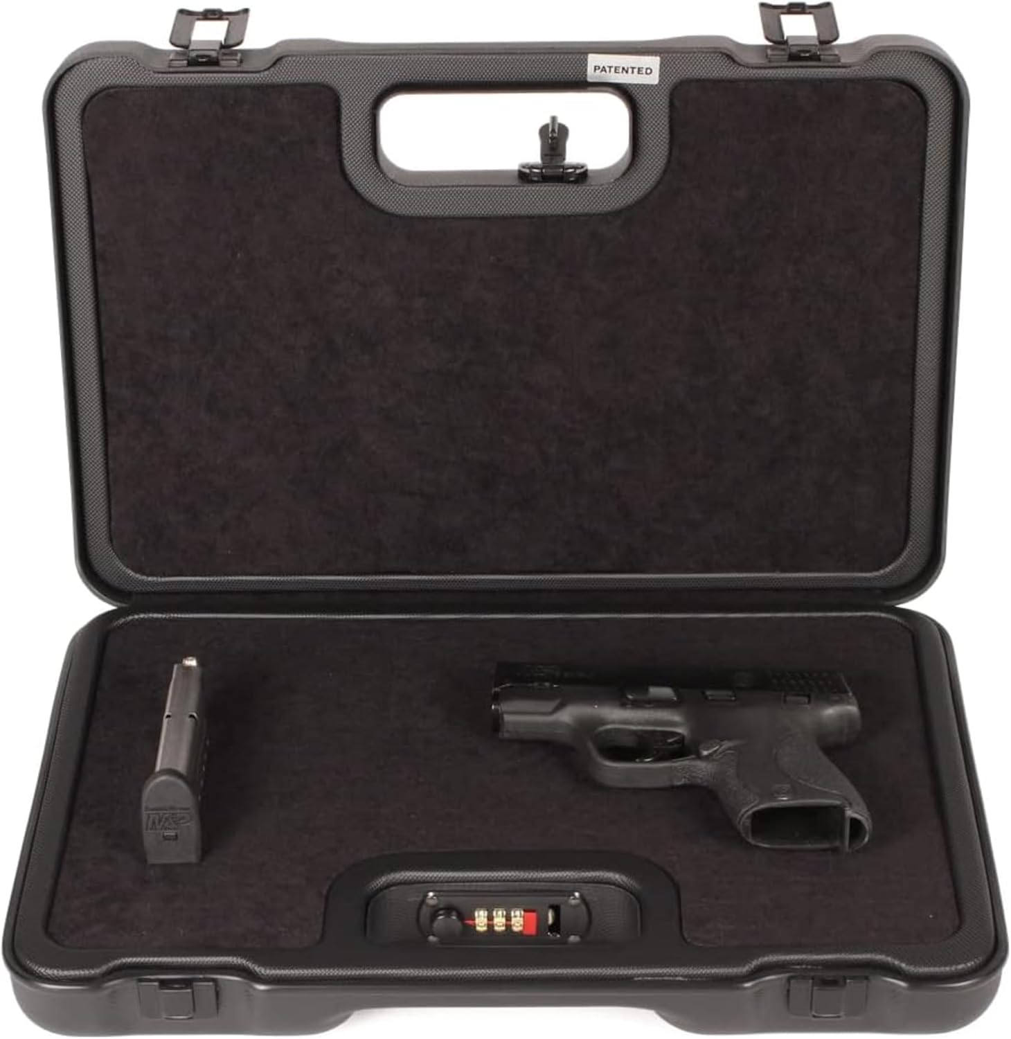 Negrini Cases 2023UTS/4839 Handgun Case (1 Gun), Black/Black