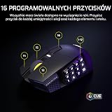 Corsair SCIMITAR ELITE WIRELESS SE MMO mysz do gier komputerowych – 33 000 DPI, 16 programowalnych przycisków, suwak klawiszy, Elgato Virtual Stream Deck, sondowanie 1000 Hz, bateria do 150 godzin