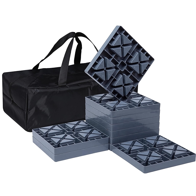 Garfatol RV重型 leveling blocks 露营车辆垫块（灰色）