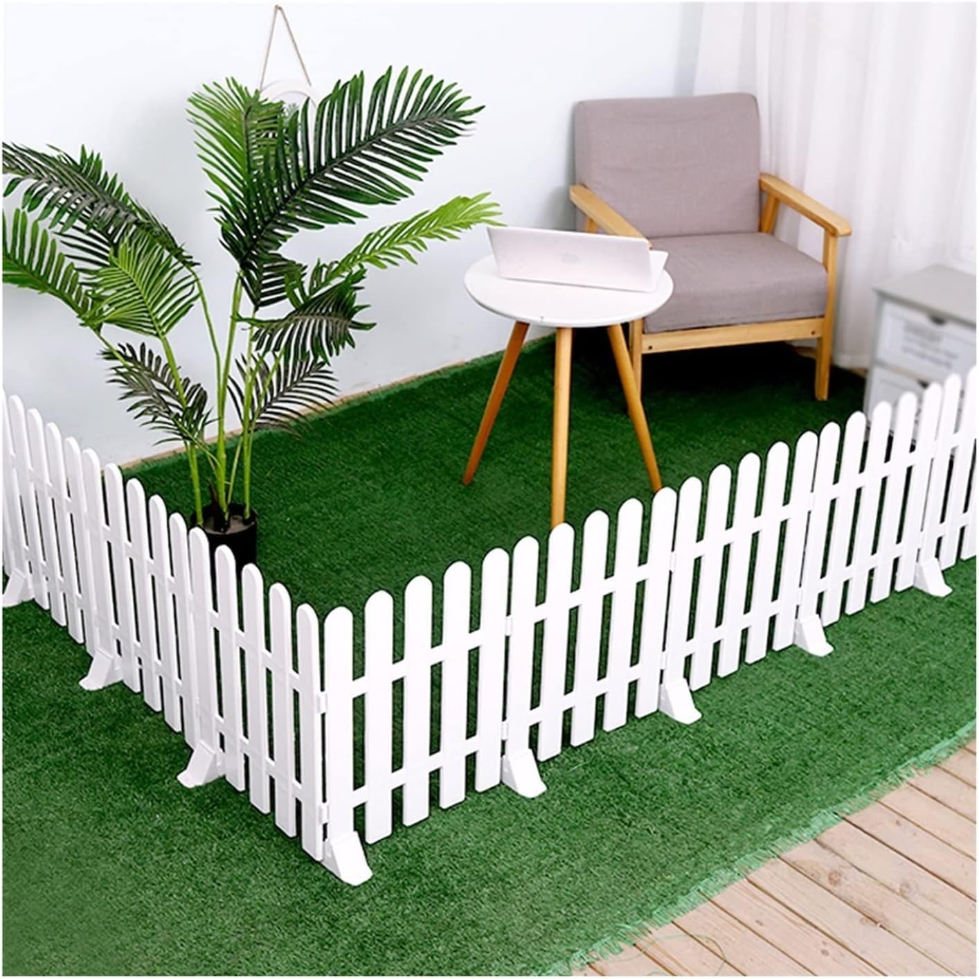 Cercas de estacas de jardín barreras de plástico exteriores decoración bordes 40x50