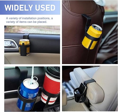 Miniatura 6 de 2 portavasos para automóvil, portátil, antideslizante, diseño antifricción, almacenamiento en el automóvil para bebidas, teléfono, taza de té