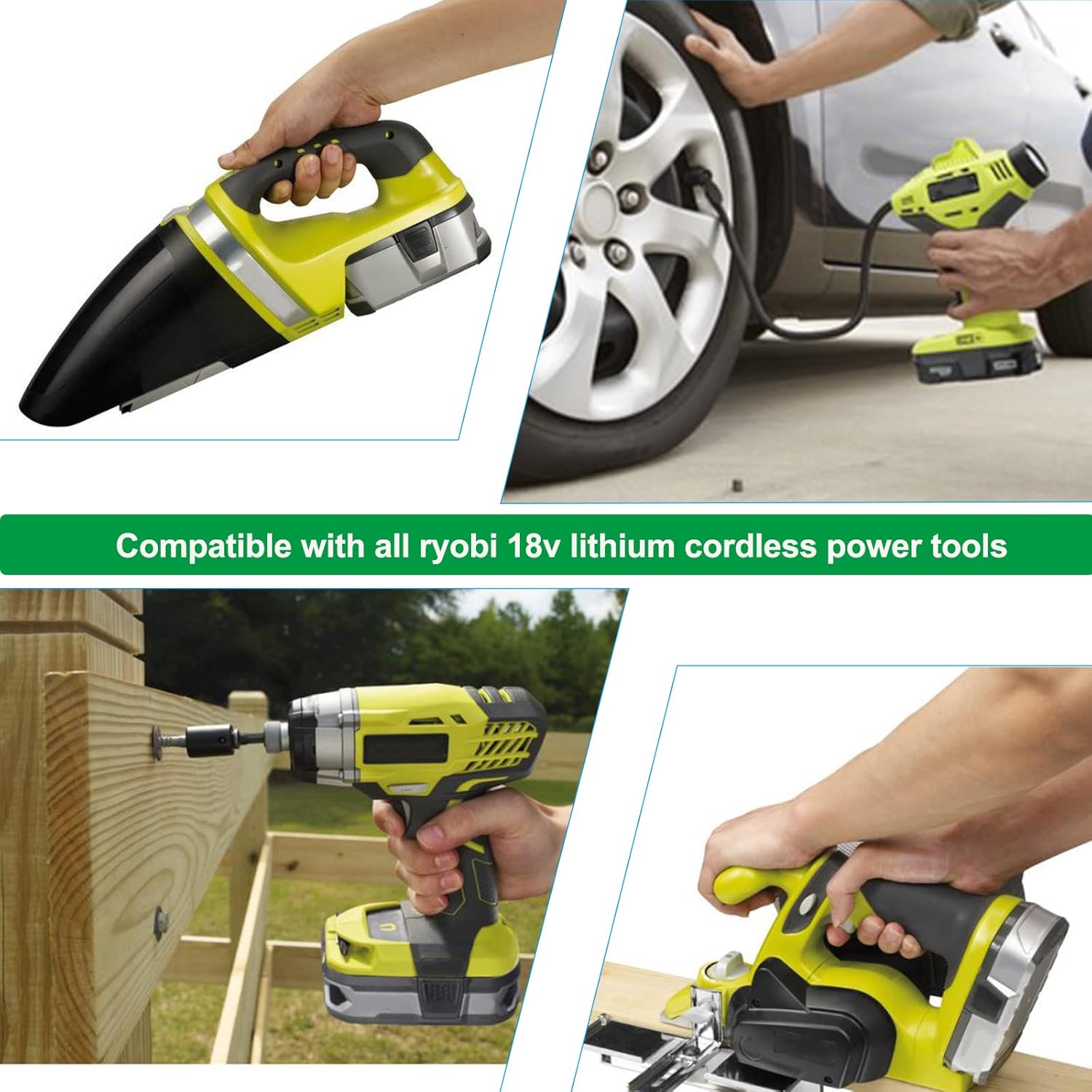 Bonacell 2Pack 3.0Ah Replacement for Ryobi 18V Battery and Charger Combo, Compatible with Ryobi ONE+ 18 Volt Battery and Charger P102 P103 P104 P105 P107 P108 P109 P190 P191 P122 Tools