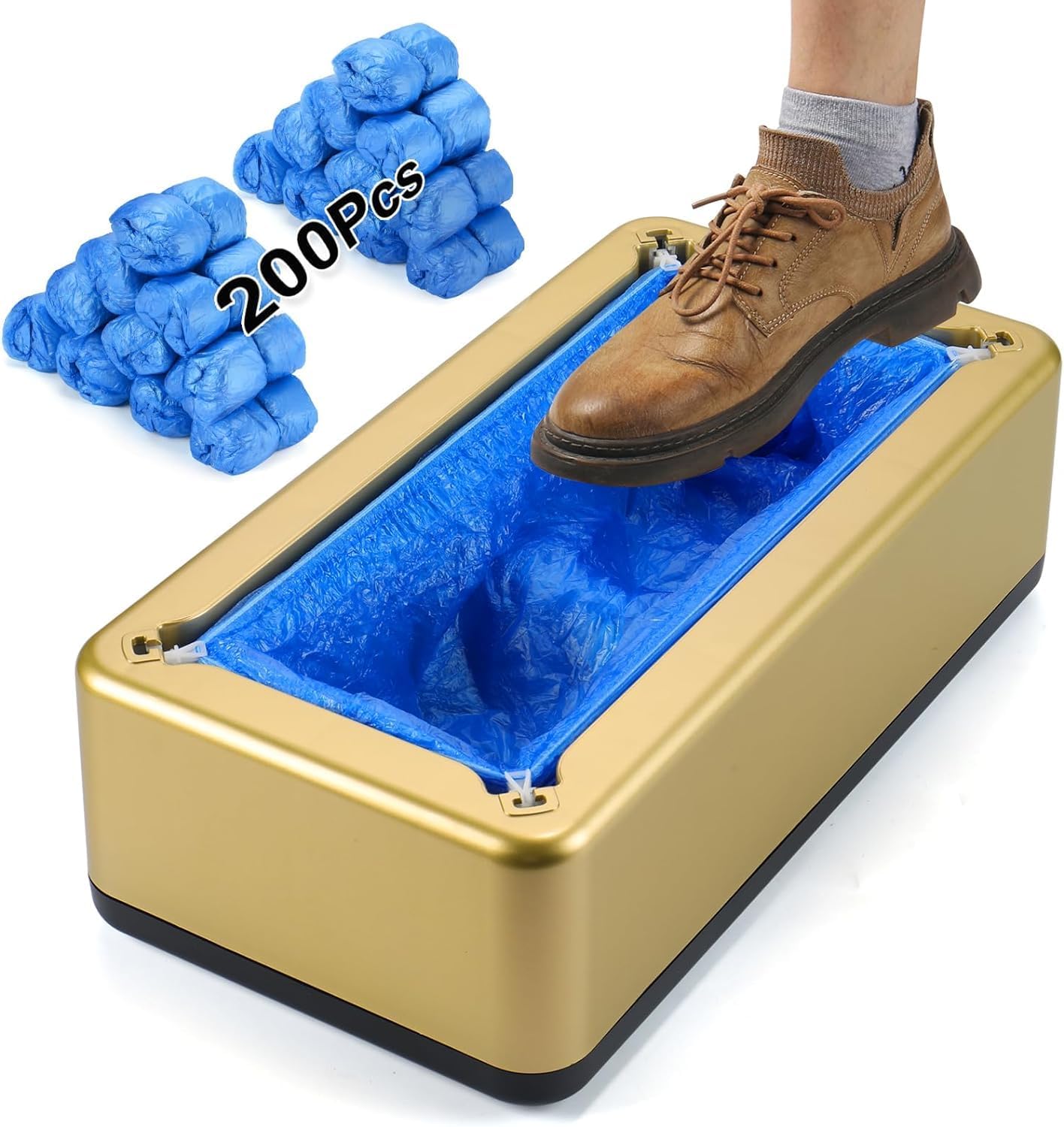 Sky- Shoe Cover Machine with 200pcs Shoe Covers Disposable, User-Friendly and Reliable Shoe Cover Dispenser, Fits Size Use for Office Hospital Bakery Shop Cleanroom Etc-image-15