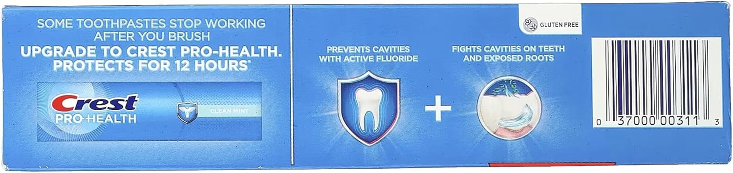 Crest Cavity Protection Toothpaste Gel Cool Mint 8.20 oz (Pack of 5)
