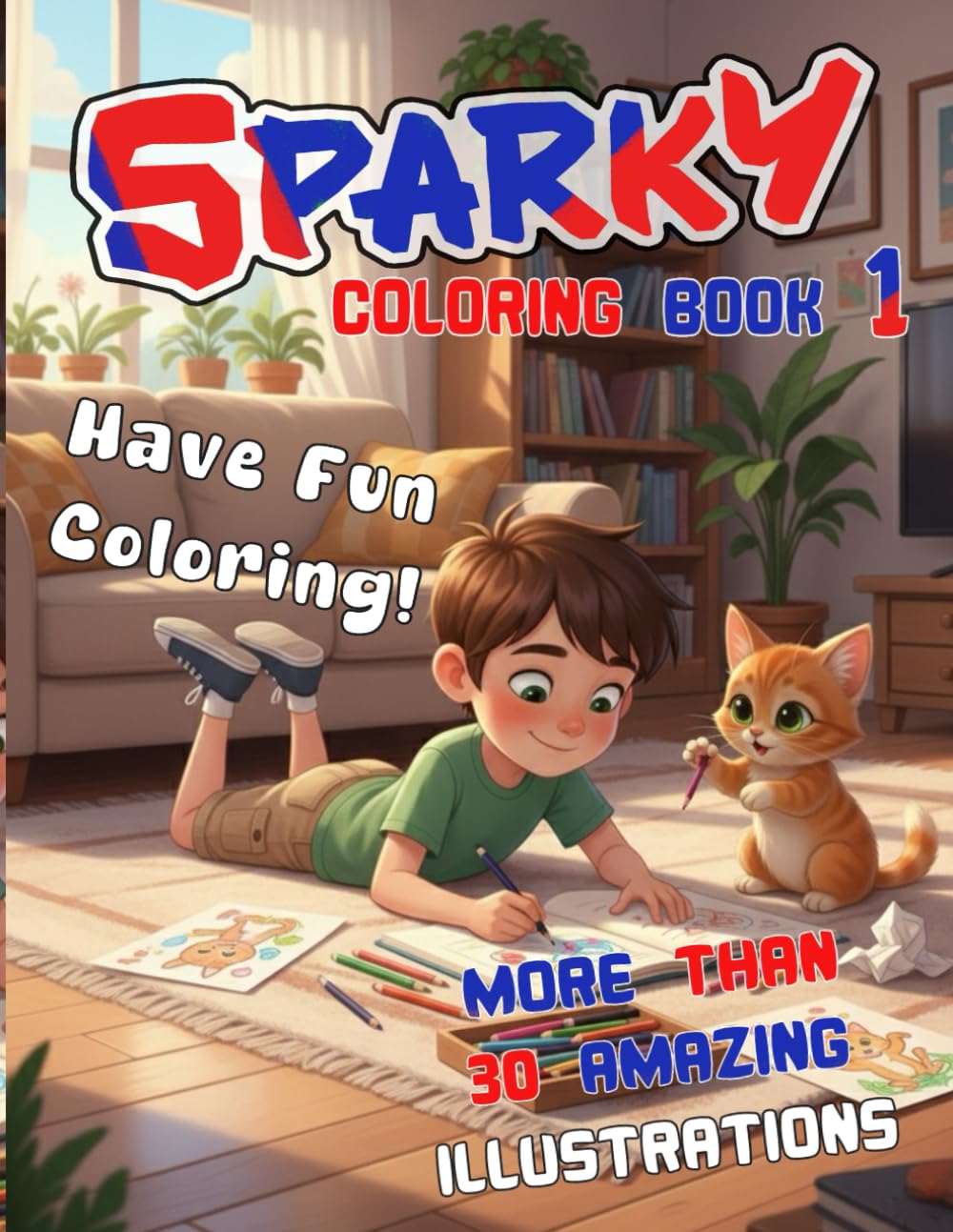 SPARKY: COLORING BOOK 1