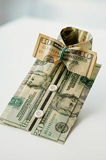 Green Money Origami Shirt Folding Tool – Reusable Plastic Template for Folding Cash Gifts into a Shirt with Tie – Fun & Unique Gag Gift Under $10 for Birthdays, Holidays, Christmas, and Graduations