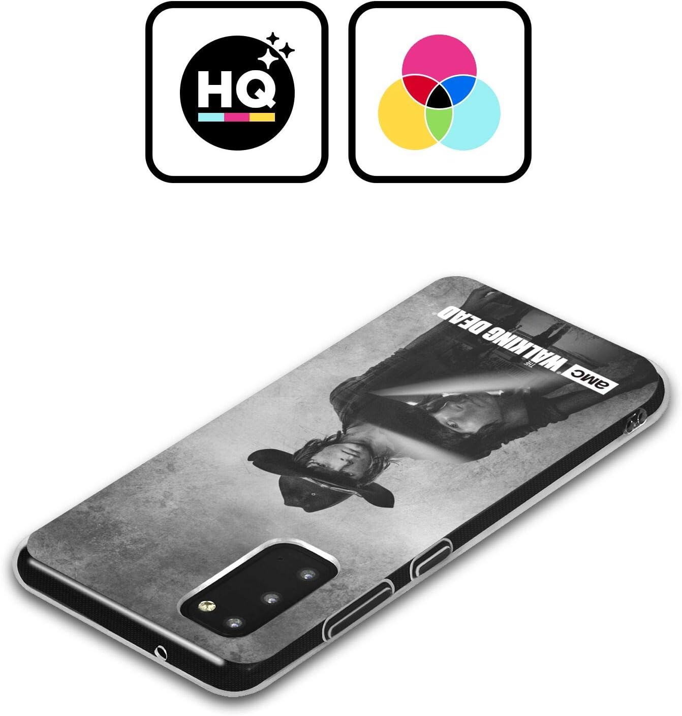 Head Case Designs Officially Licensed AMC The Walking Dead Carl Double Exposure Gel Case [Military Grade Protection] Compatible with Samsung Galaxy S25 and Compatible with MagSafe