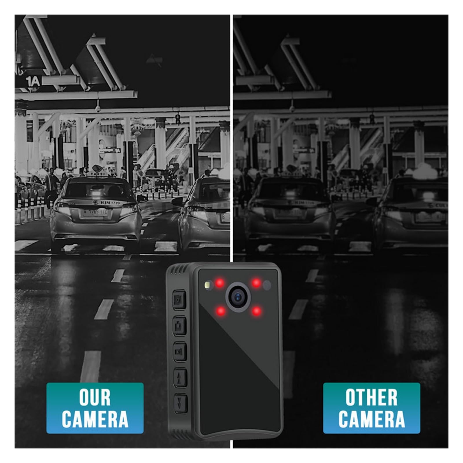 Action Camera Full HD 1080P Registrazione Video Sport Cam Security IR Night Vision Motion Detection Bike Car DV Cattura I Dettagli Con Nitidezza(With 8GB TF Card)