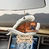 Vista 41 de Chihuahua Sleeping Angel - Adorno conmemorativo de acrílico 2D personalizado para perro, regalo para la pérdida de mascotas, regalo de simpatía