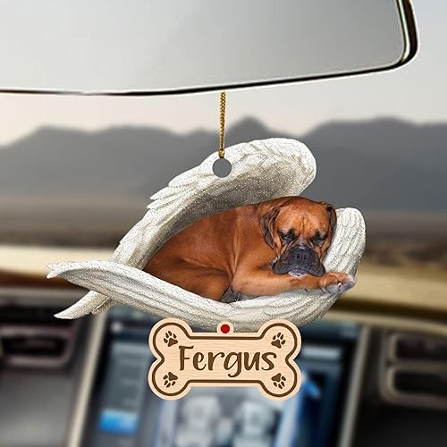 Miniatura 41 de Chihuahua Sleeping Angel - Adorno conmemorativo de acrílico 2D personalizado para perro, regalo para la pérdida de mascotas, regalo de simpatía