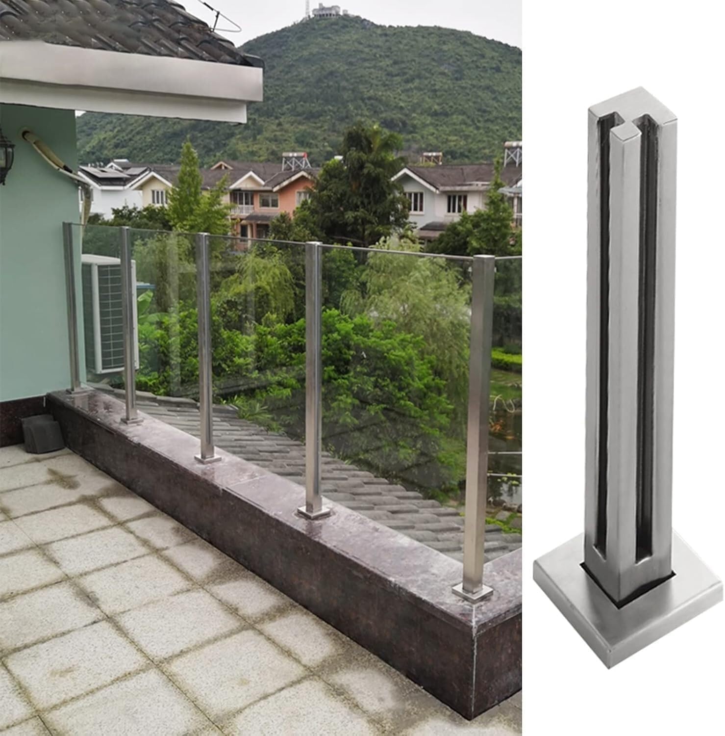 Barandilla de vidrio para transformar balcones en zonas de relax modernas