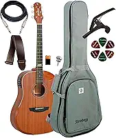 Violão Folk Strinberg Sd201hcr Half Cutaway C/Bag E Kit