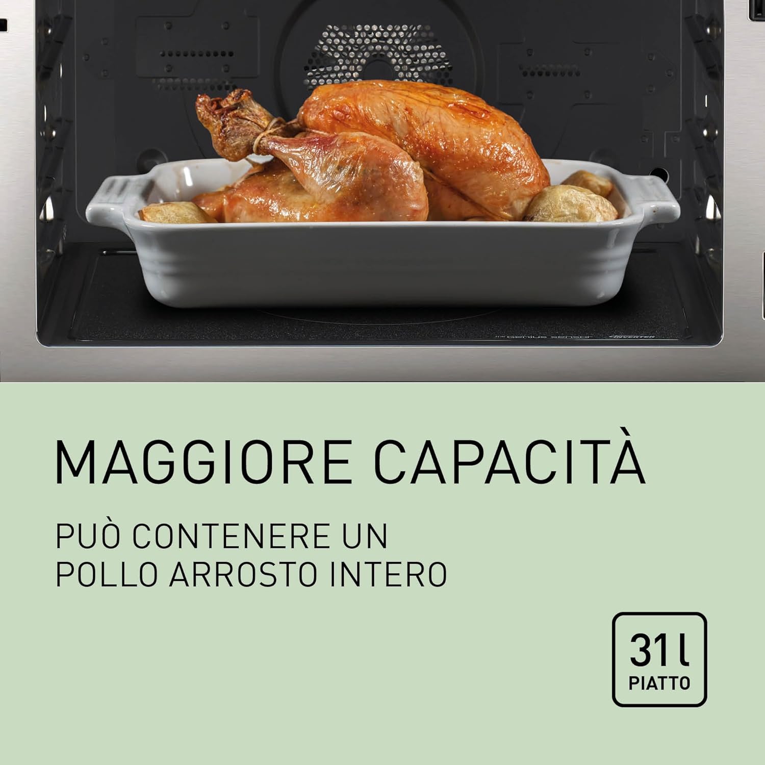 Panasonic Forno Combinato a Vapore 4 in 1, Tecnologia Inverter, 31 Lt, Nero Antracite