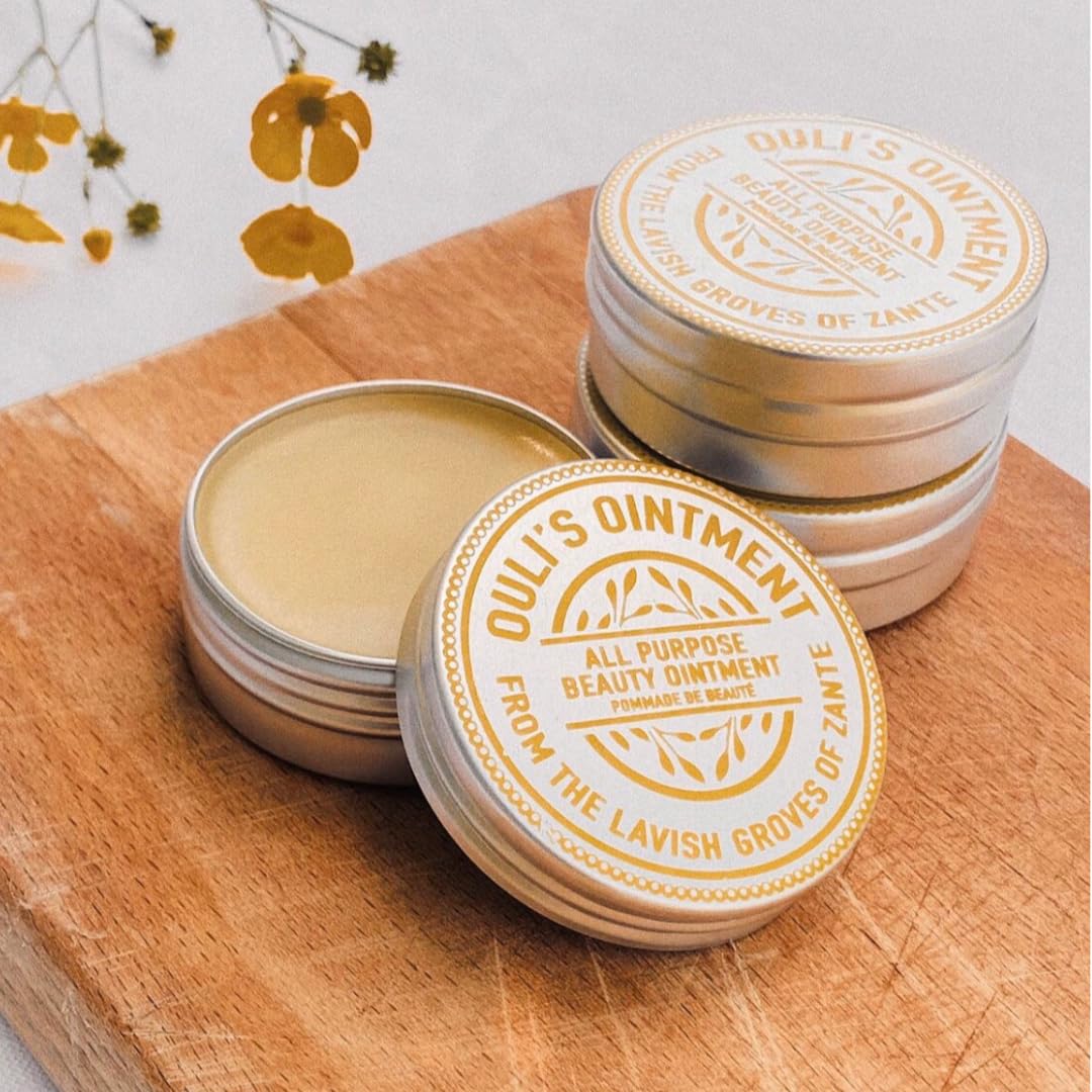 Ouli’s Ointment All Purpose Balm- Luxury Olive Oil Chamomile Essential Oil Balm, Nourishing Lips, Skin, Hair, Cuticles, Nails, Baby, & Beauty Finishing, USA-Made Curative Salve, 30ml 1 fl oz, 1 Pack 3 Ouli’s Ointment All Purpose Balm- Luxury Olive Oil Chamomile Essential Oil Balm, Nourishing Lips, Skin, Hair, Cuticles, Nails, Baby, & Beauty Finishing, USA-Made Curative Salve, 30ml 1 fl oz, 1 Pack