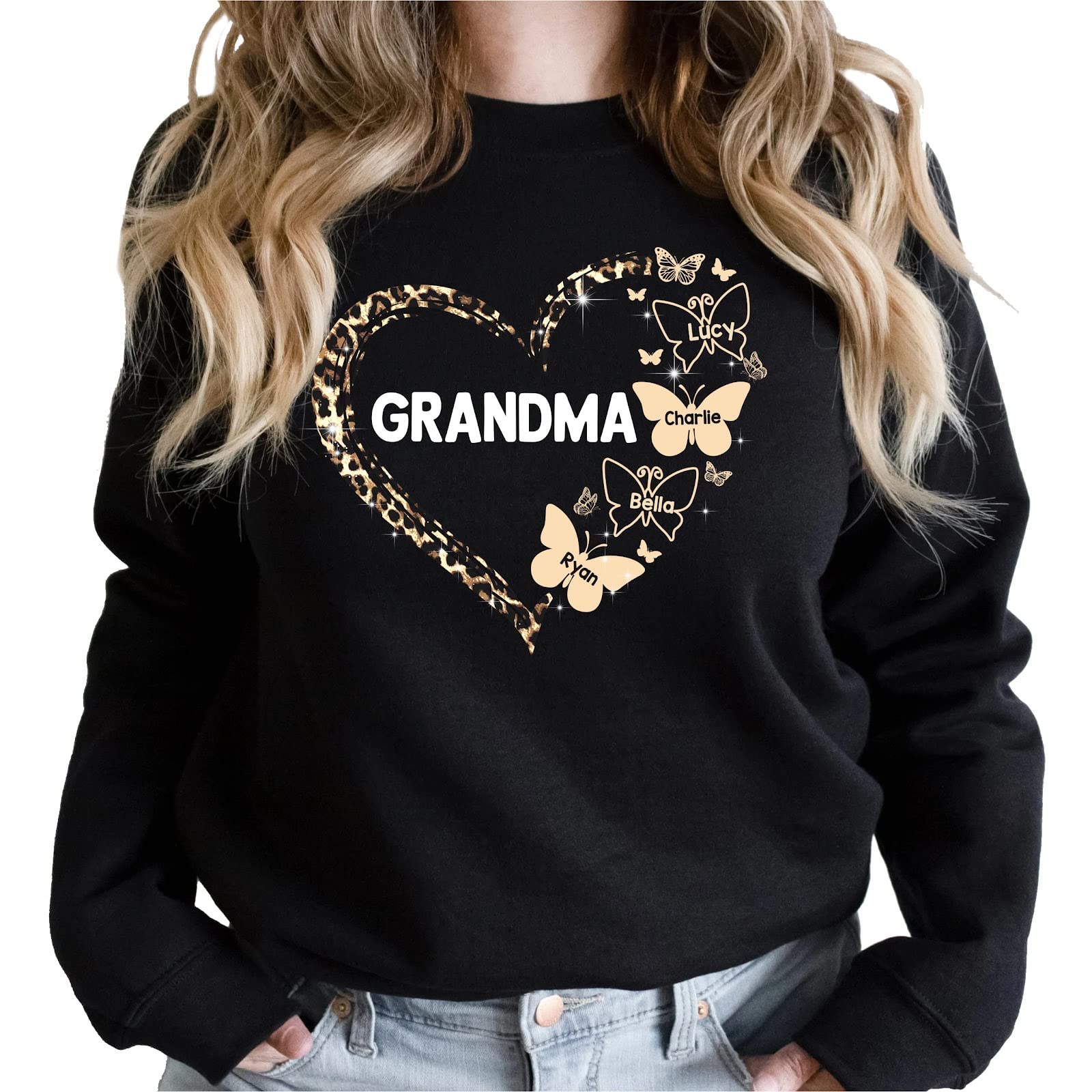 Personalized Grandma Shirt, Customized Grandma's Sweetheart Shirt, Birthday, Valentines, Mothers Day Grandma Gifts